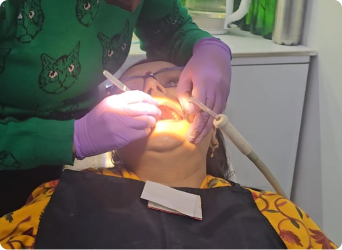 Dental implants and orthodontic treatment at Dental Blush, Rohini